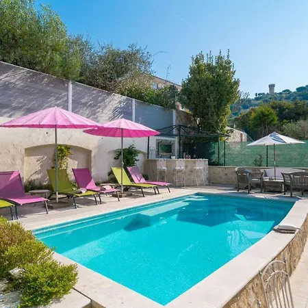 Villa Sleeps 8 Pool Air Con Wifi Vallauris